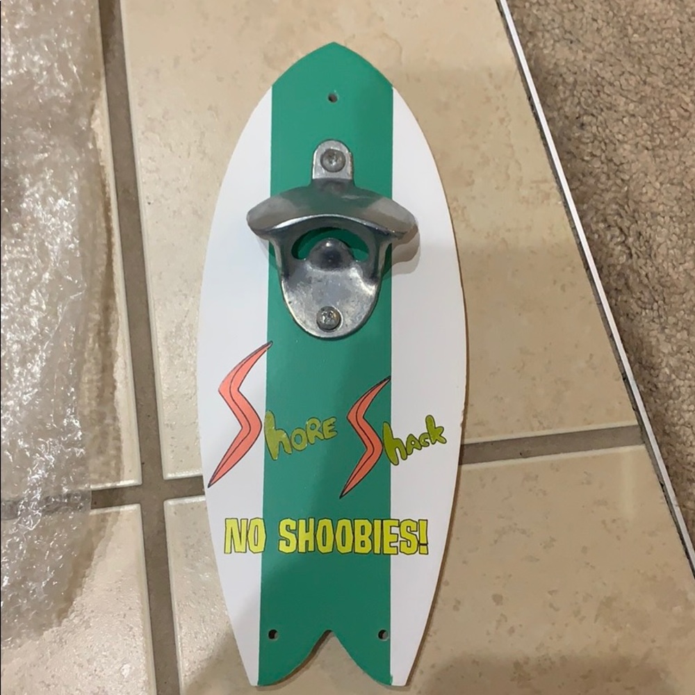 Rocket power wall bottle opener
